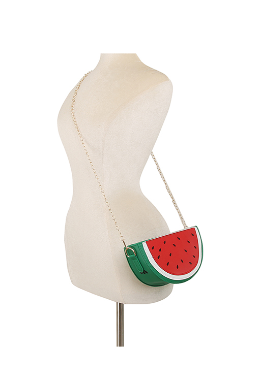 EWB012-WM Fruit Half Moon Crossbody Bag