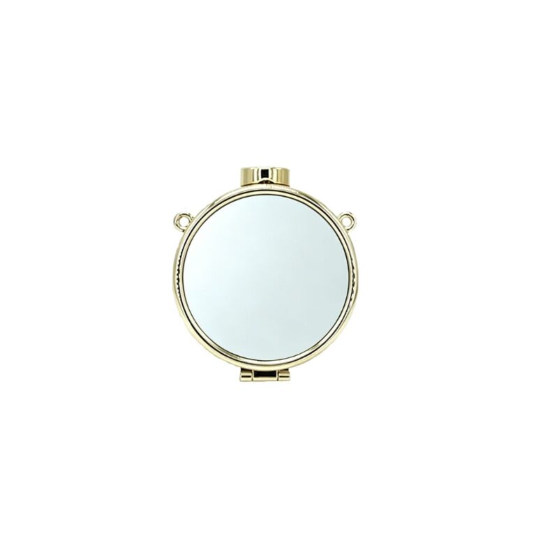 LAM7 GD Mirror Surface Round Evening Clutch