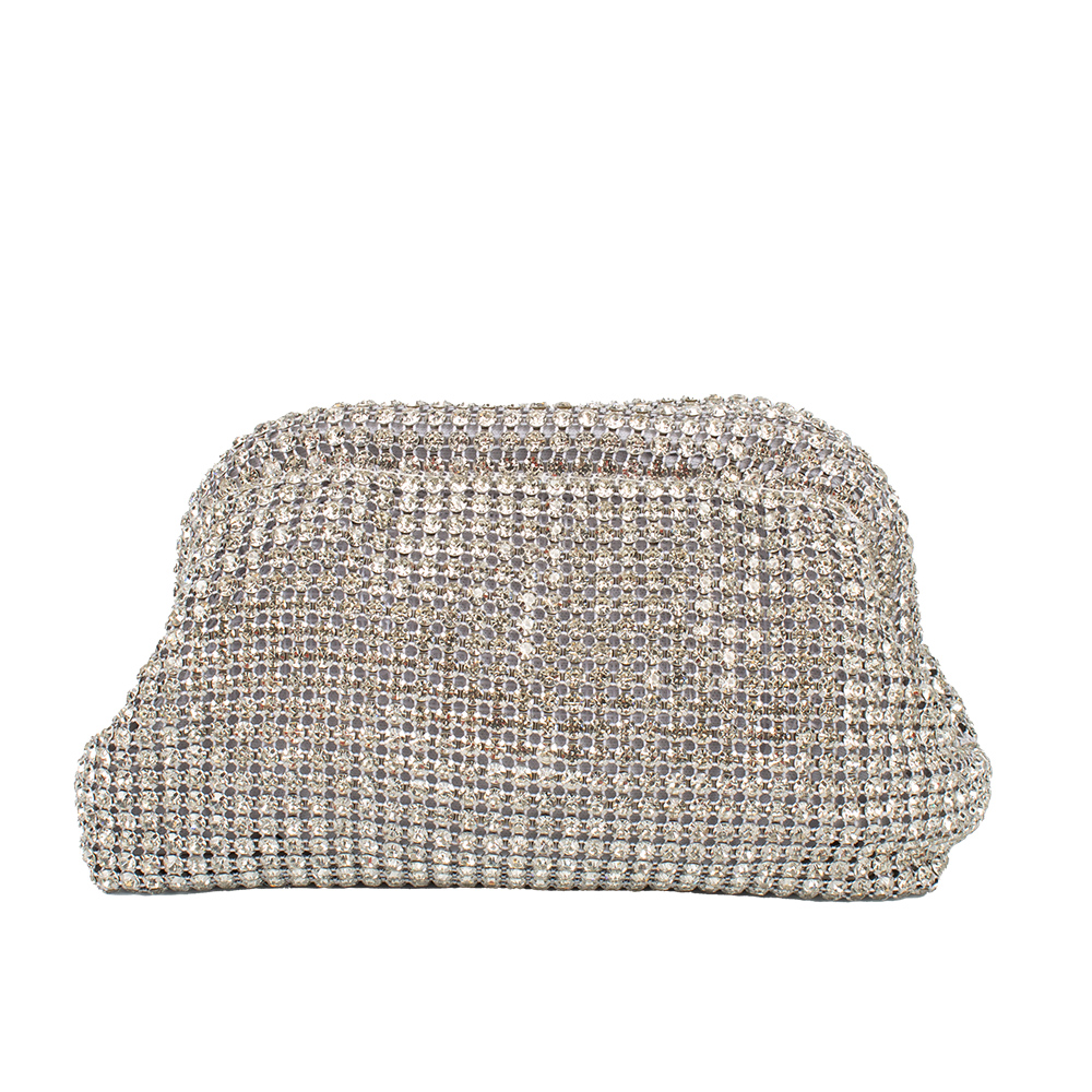 CO32066 SL Rhinestones Dumpling Clutch