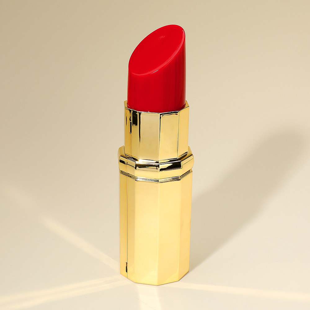Y0689 GD Bold Lipstick Hardcase Clutch Bag / Crossbody Bag