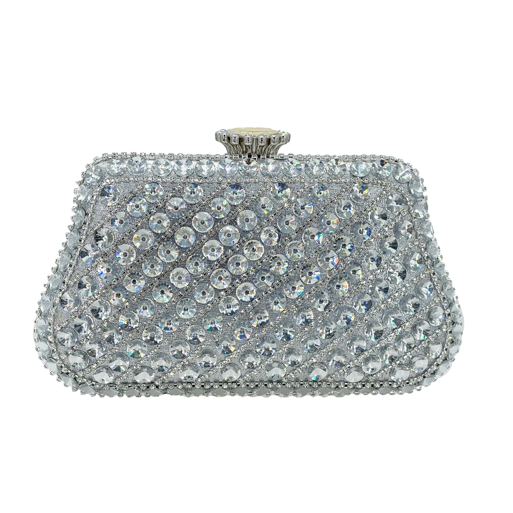 LA1438-2 SL Rhinestones Evening Clutch Bags