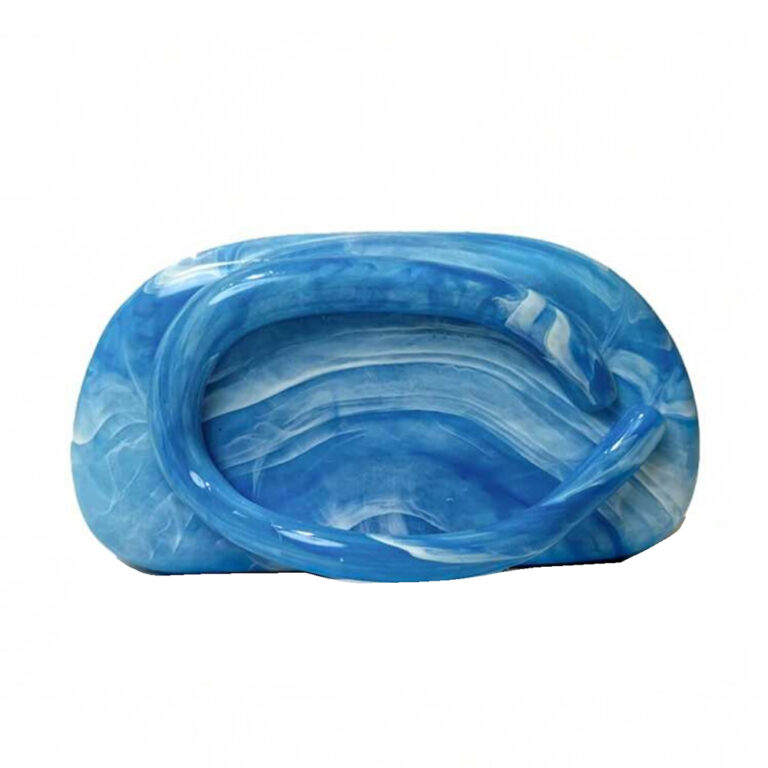 LA2522 BL Fashion Acrylic Shaped Clutch