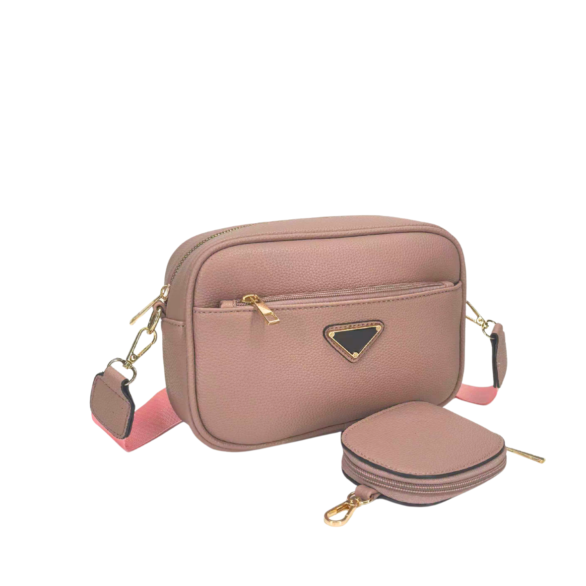 625-PK Camera Crossbody Bag 2 N 1