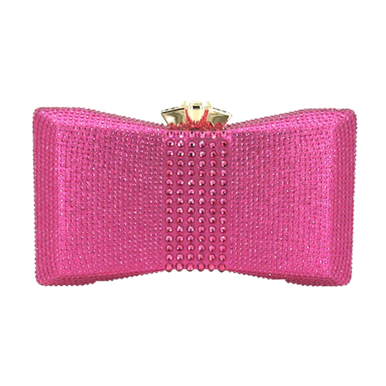 LAL330-FU Bling Evening Clutch / Crossbody Bag