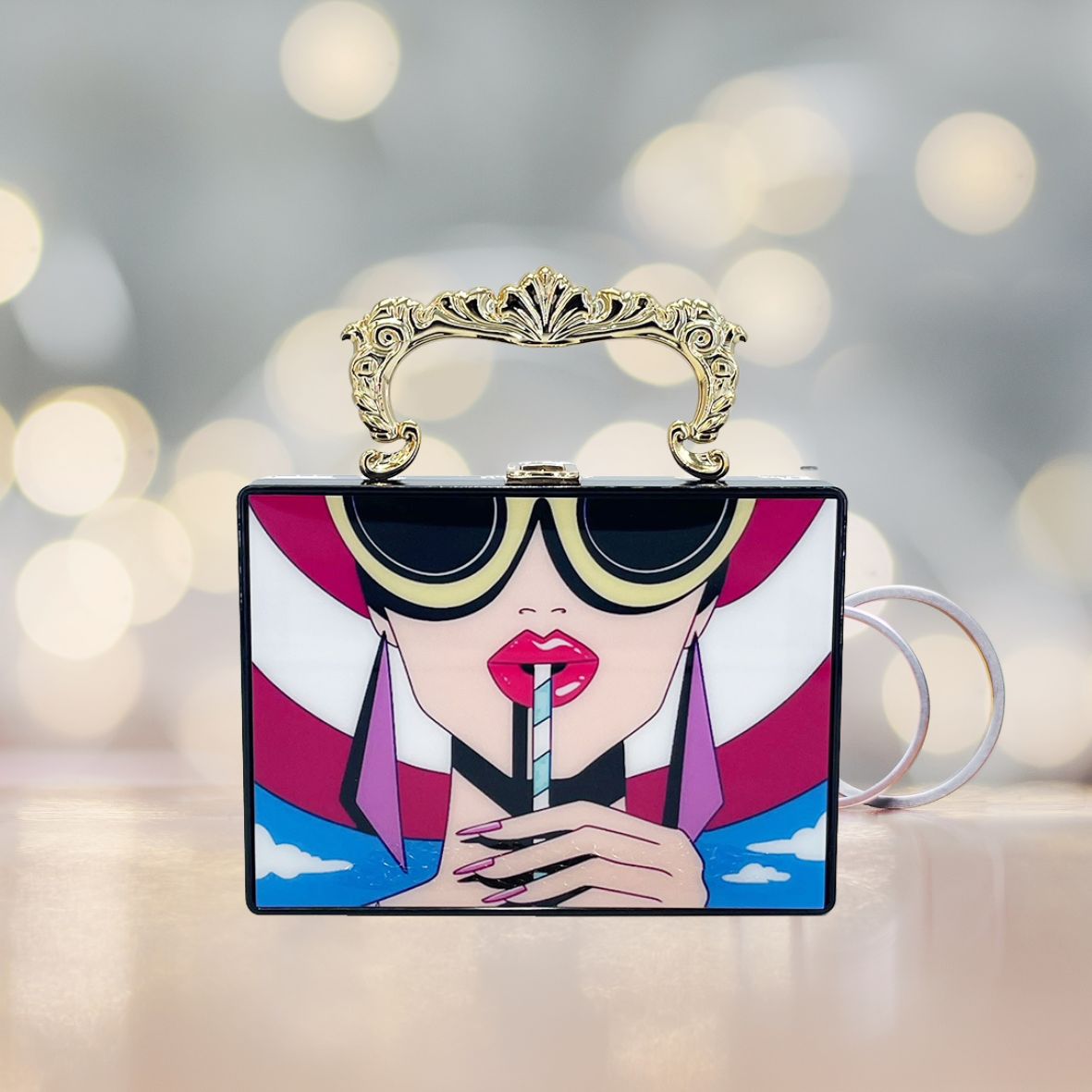 LAY0663 BK Fashion Novelty Bag