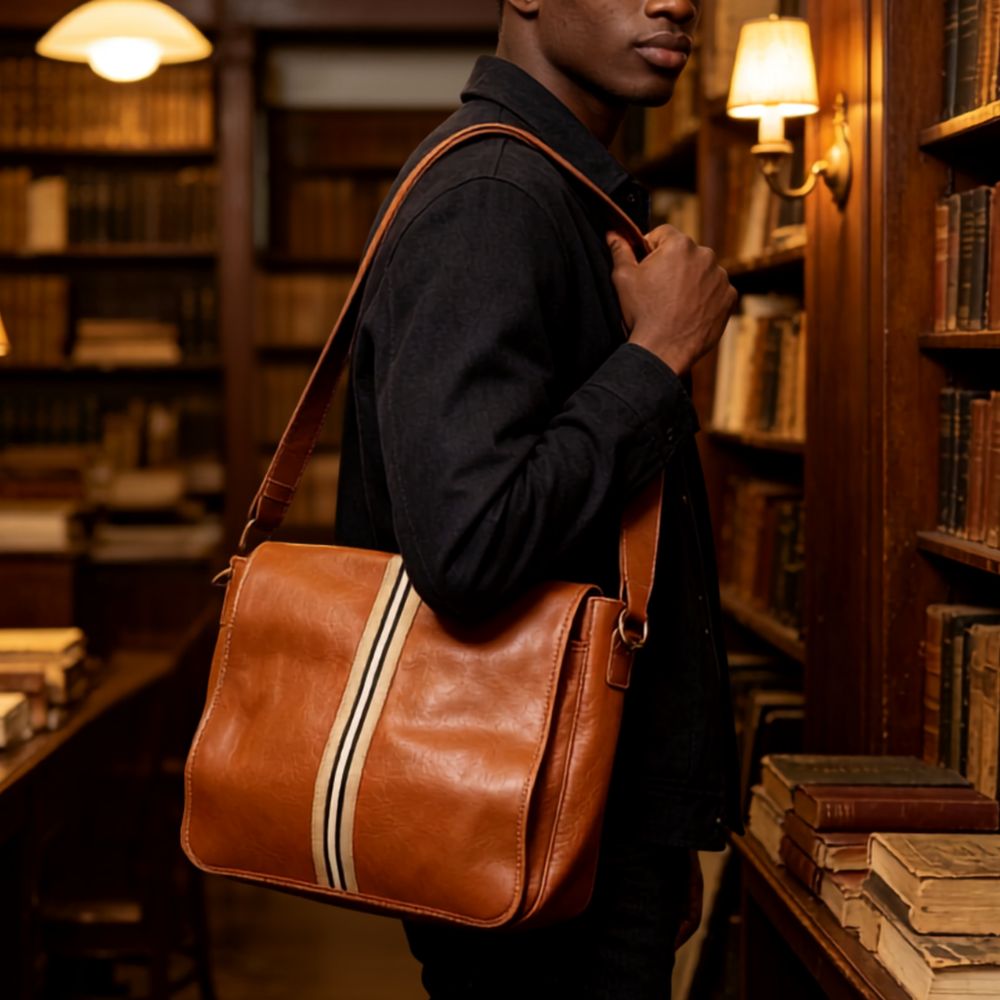 FG-09212 LBR Classic Fashion Men’s Shoulder Bag
