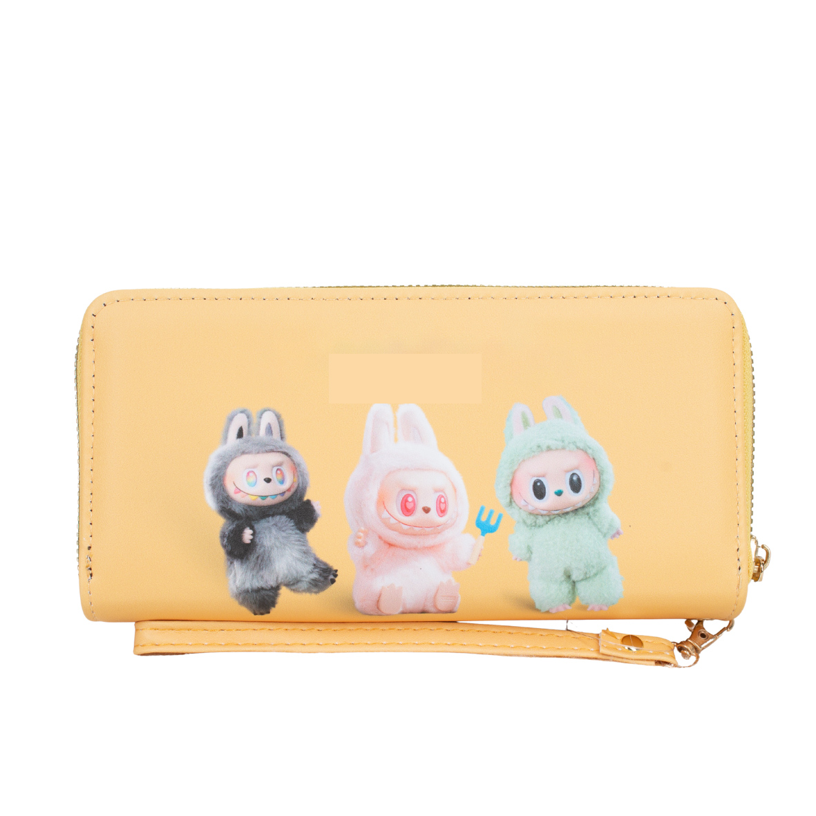 L030 YL Kawaii Cartoon Anime Double Zipper Wallet C