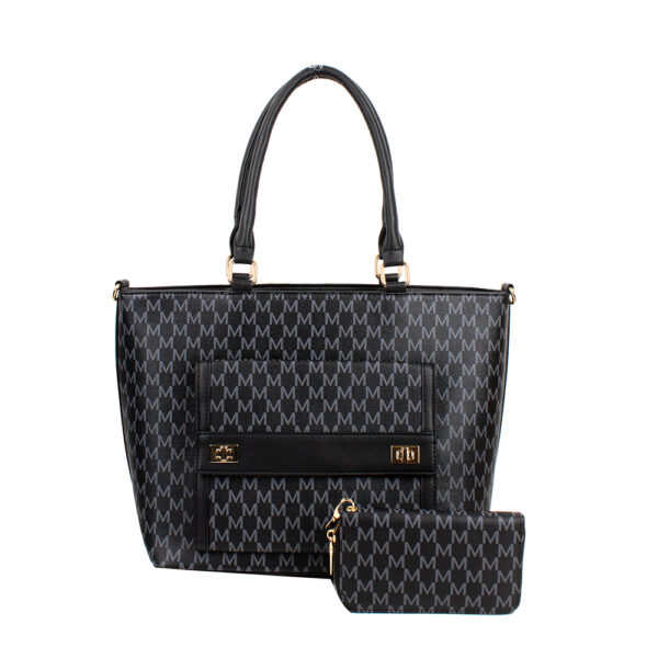 2084 BK Fashion Handbag Set (2 N 1)