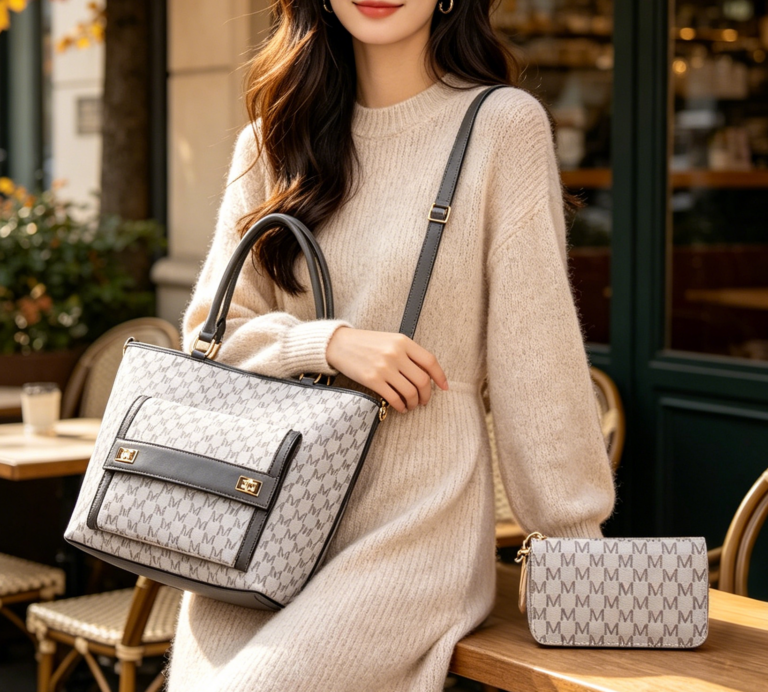 2084 GY Fashion Handbag Set (2 N 1)