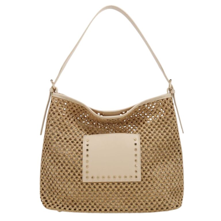 T3705 BG Fashion Straw Tote Bag(2 in 1)