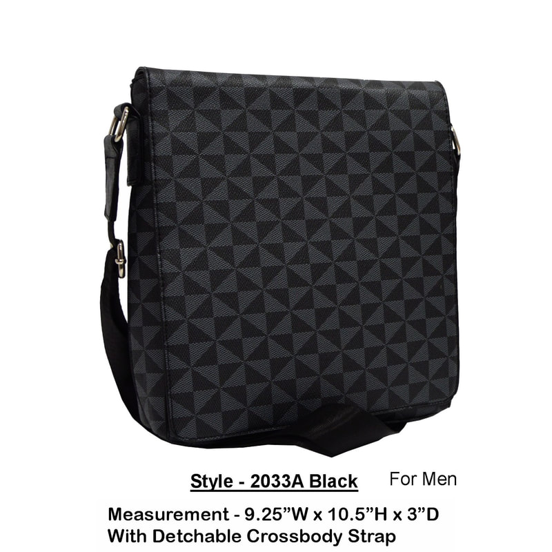 2033A BK Men Messenger Bag