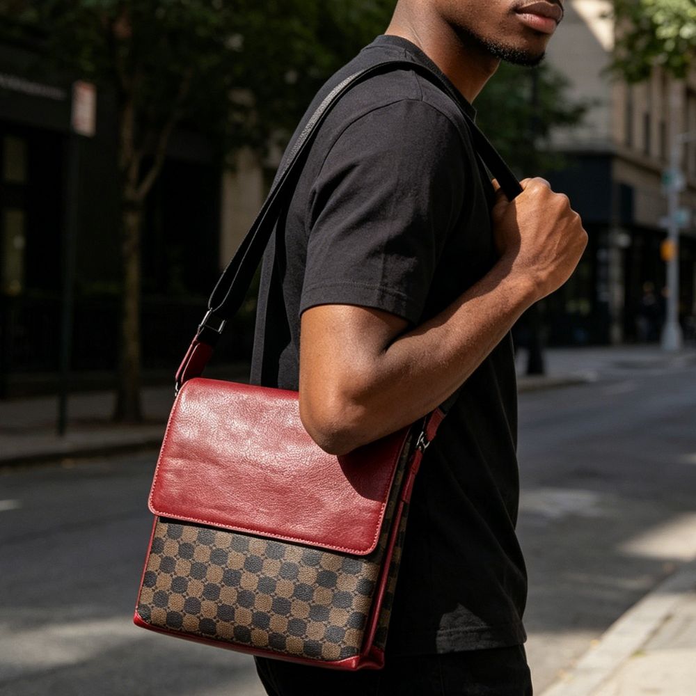 F1814-CF/WN Men’s High Quality Crossbody