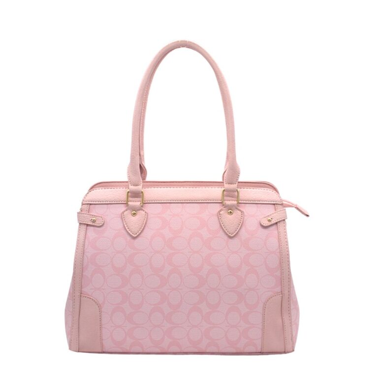 5118-B PK Fashion Oval Monogram Handbag