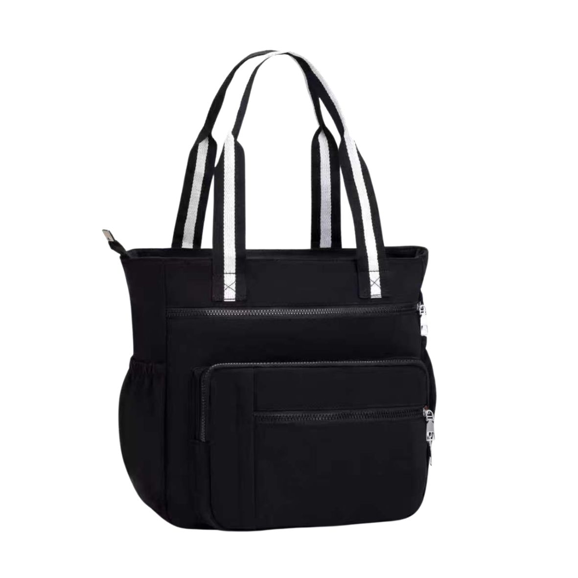2133 BK Nylon Fashion Handbag