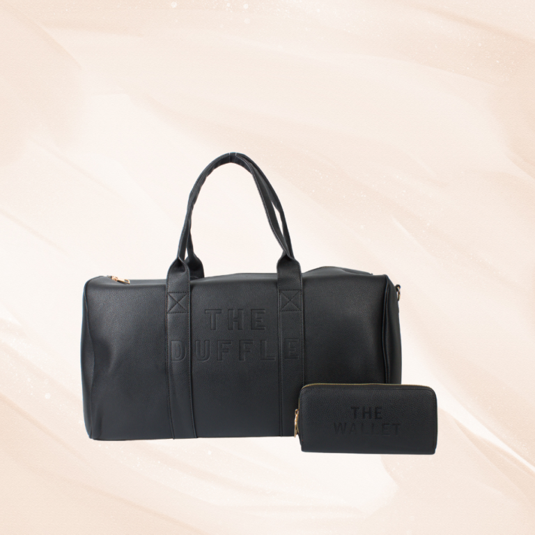 2118 BK Fashion Duffle Bag(with wallet)