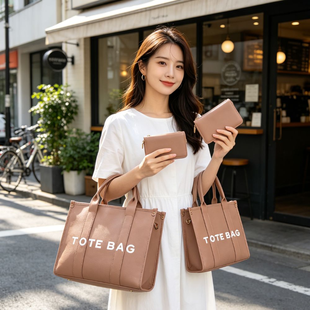 2527 APR “TOTE BAG” BAG Tote Satchel Sets of 2