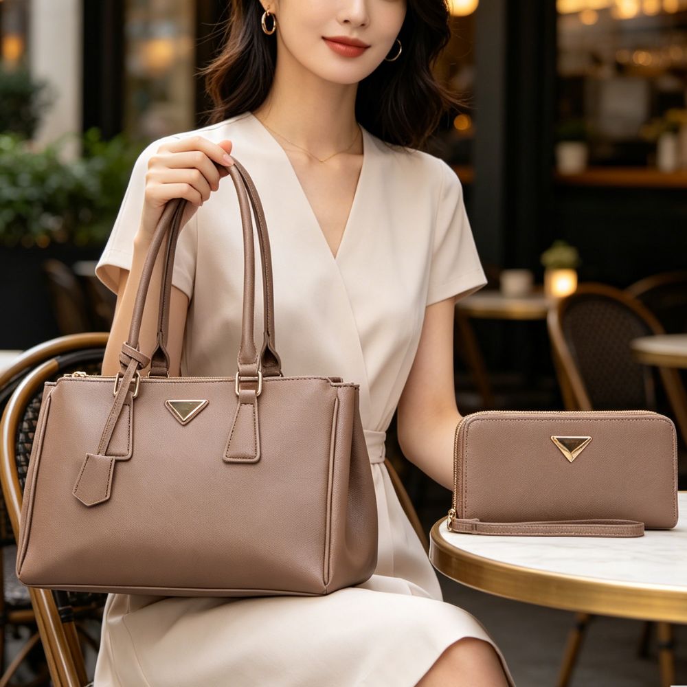 MW-5443 TP Fashion Handbag 2in1 SET