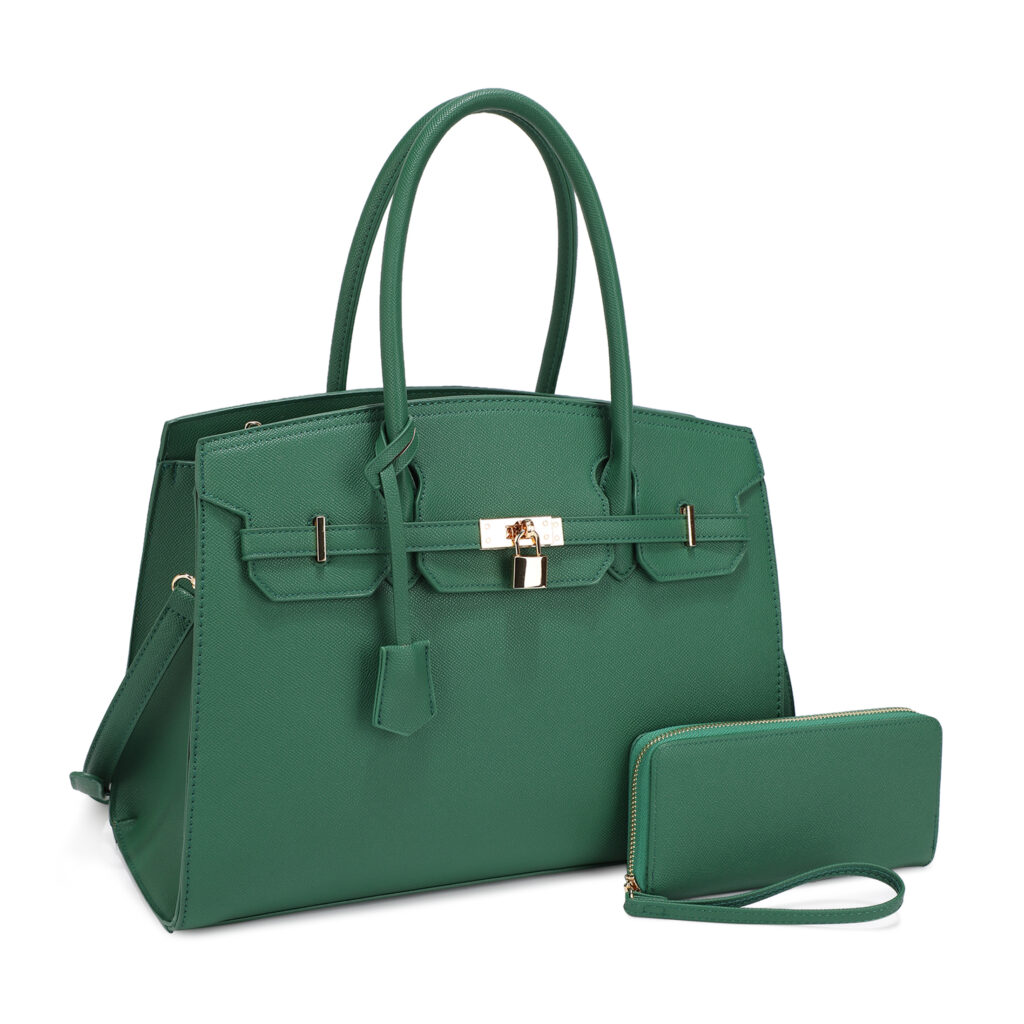 MS-31399A GN Classic Fashion Handbag (2 N 1)