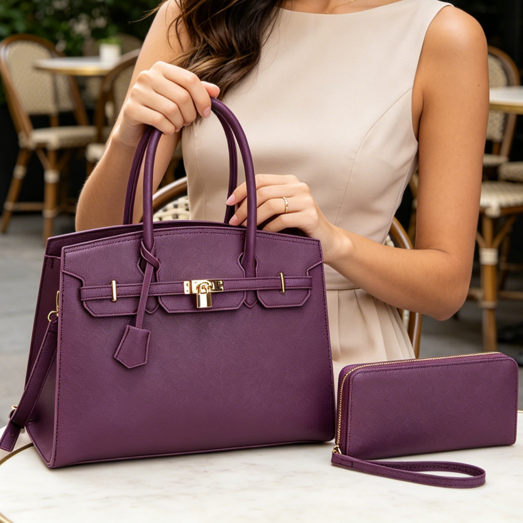 MS-31399A PP Classic Fashion Handbag (2 N 1)