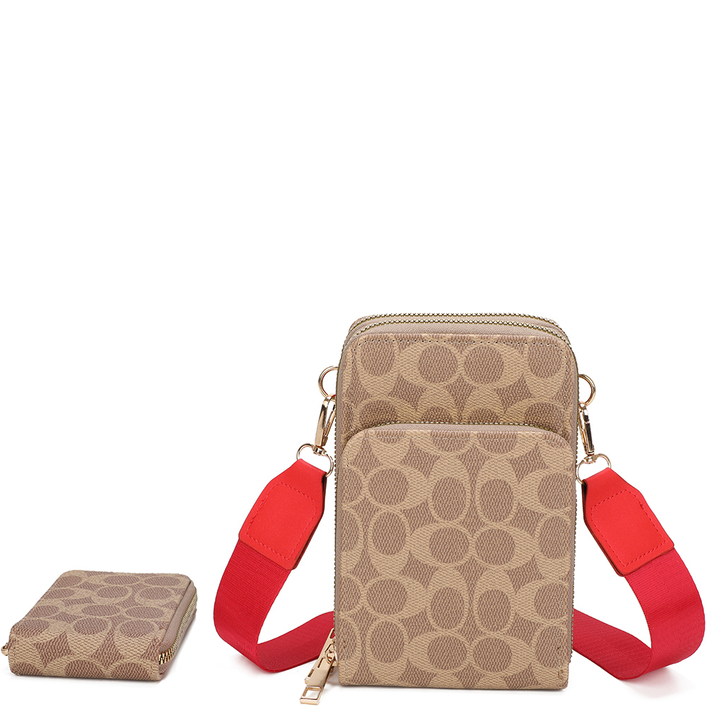 CCQ484-RD Fashion Crossbody Bag (2 N 1)