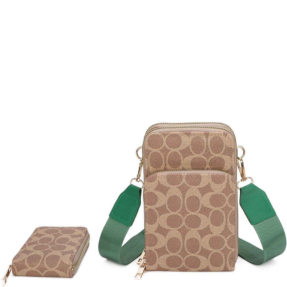 CCQ484-GN Fashion Crossbody Bag (2 N 1)