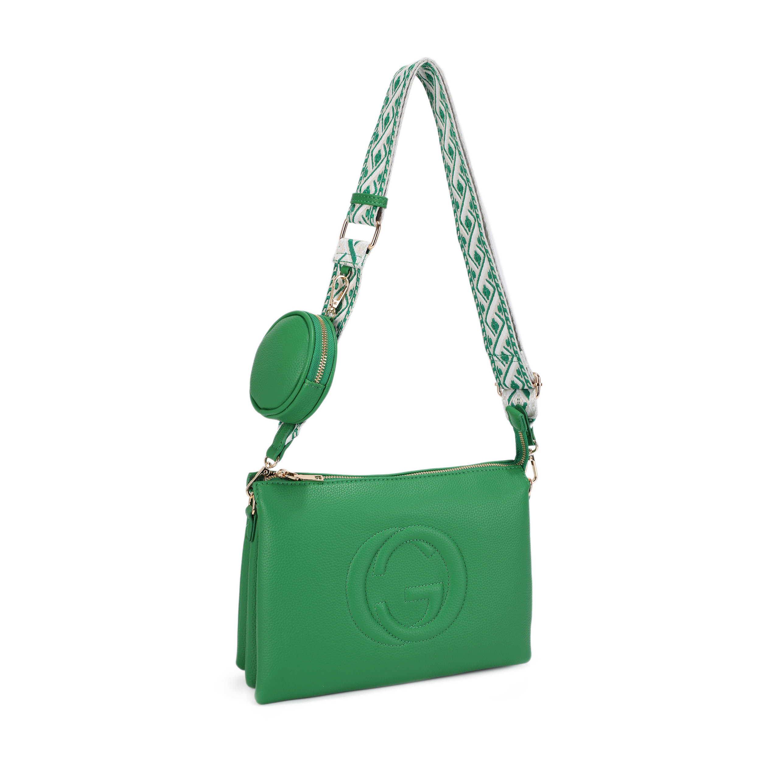 MS-20683-KGN Fashion Crossbody Bag (2 N 1)