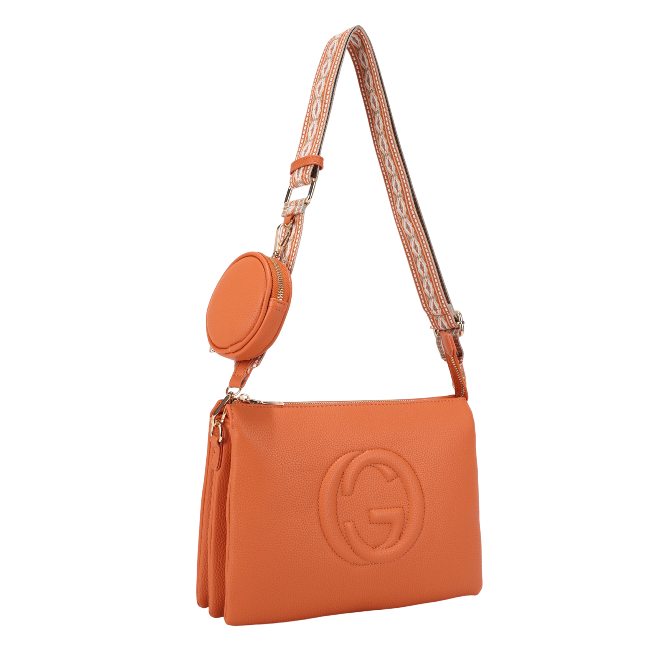 MS-20683-OR Fashion Crossbody Bag (2 N 1)