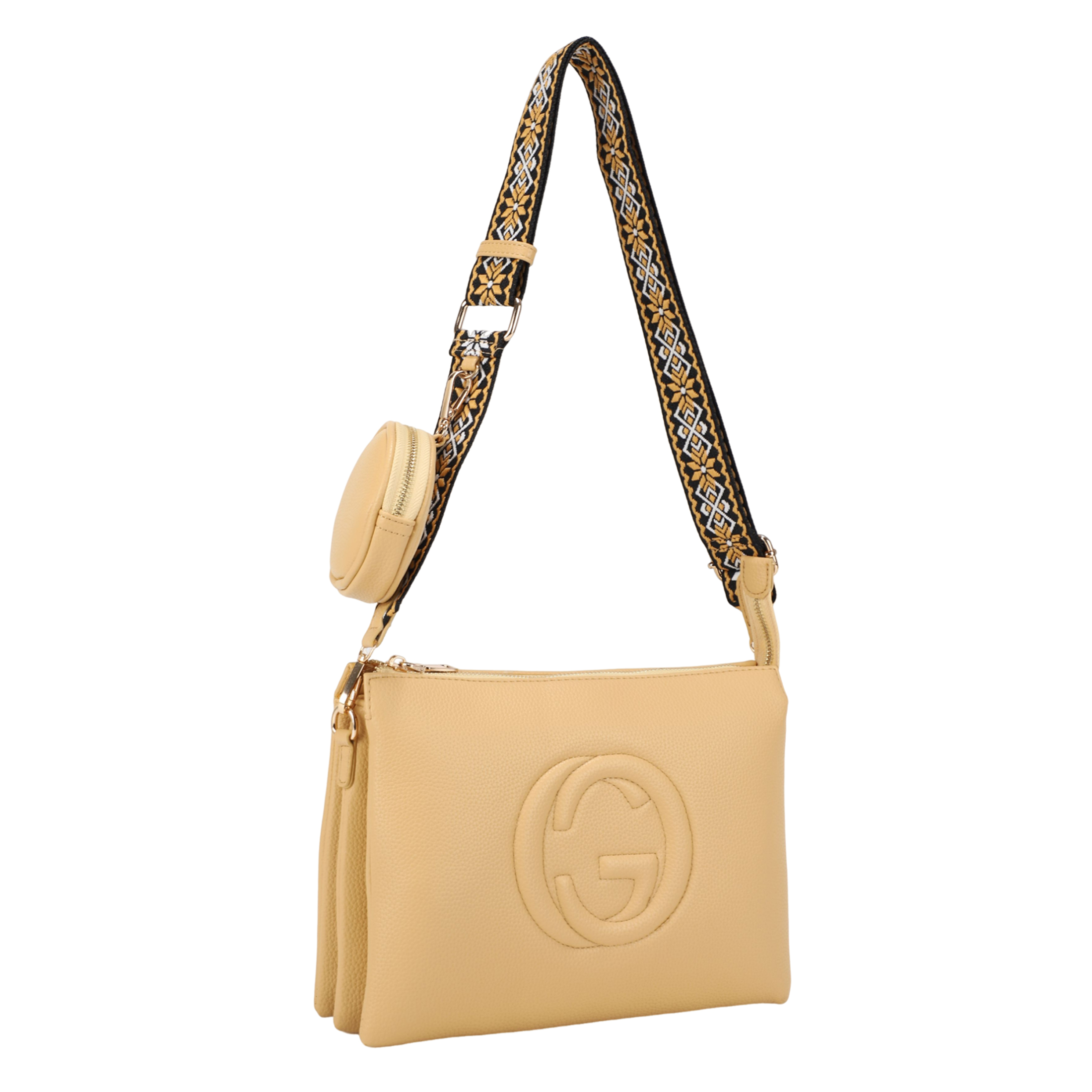MS-20683-BYL Fashion Crossbody Bag (2 N 1)