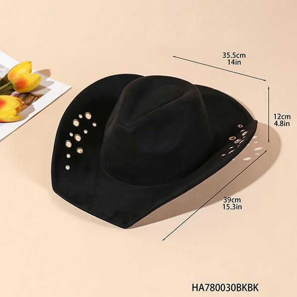 HA780030 BK Cowboy Hat