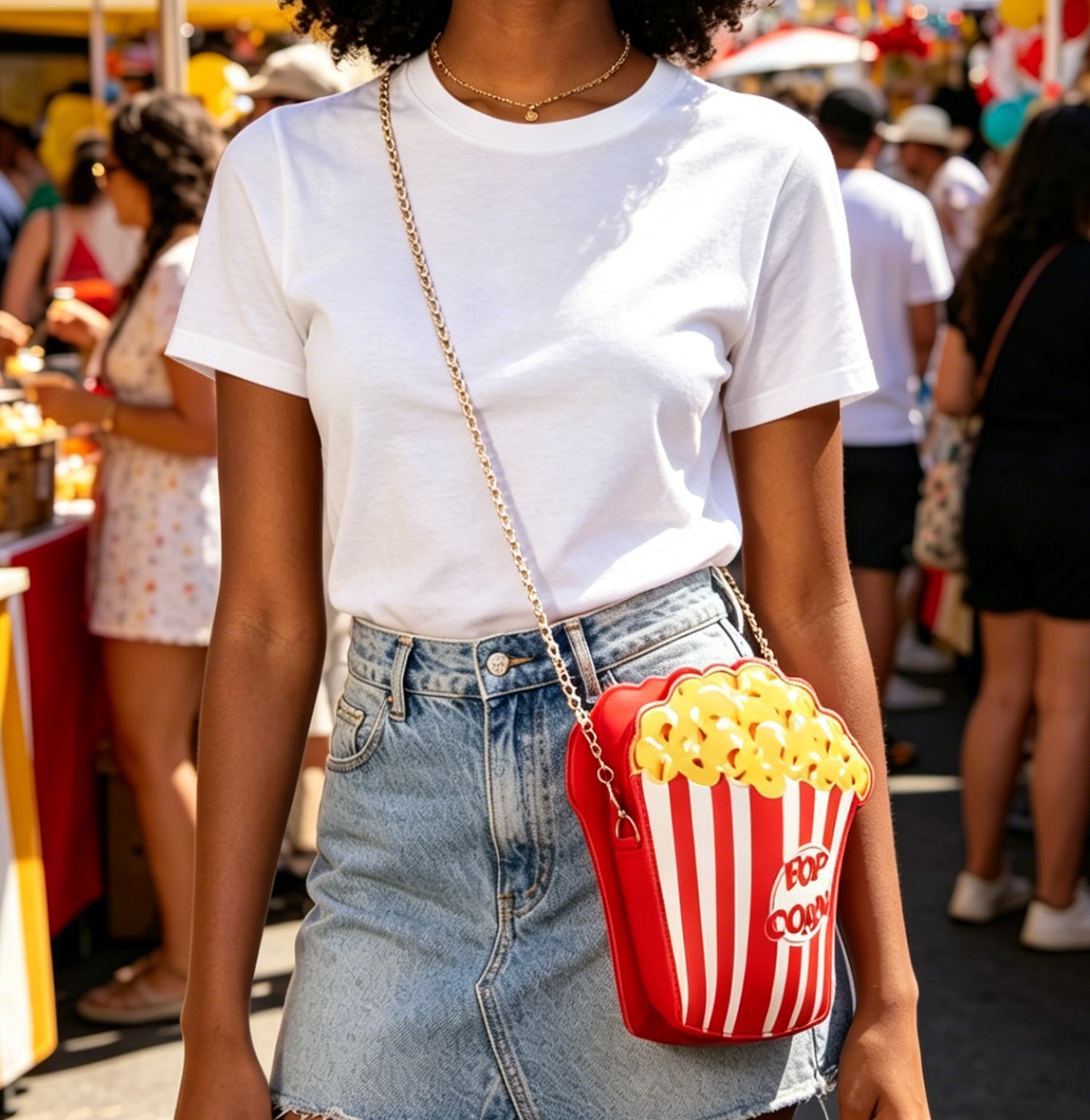 EWB102 RD French Fries Crossbody Bag