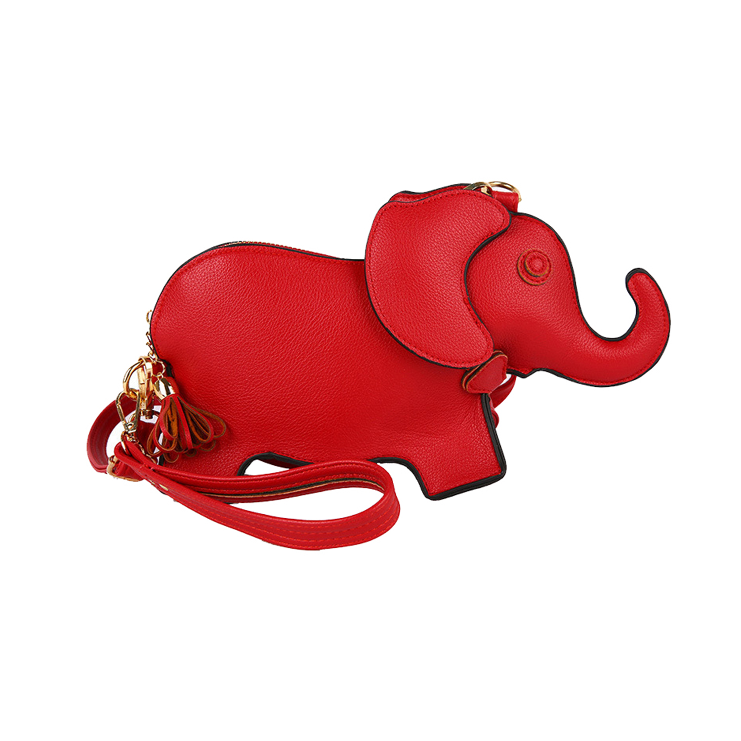 EWB096 RD Elephant Crossbody Bag